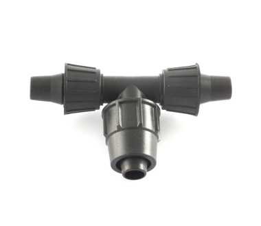 Tee adaptor, from PN4-PN6* LD PE pipe