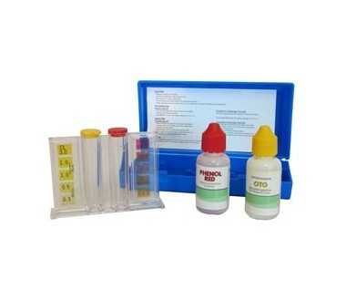 Test kit per il controllo del cloro e del ph, a gocce