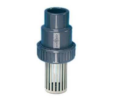 One fl ow direction foot valve, S/W with PP screen
