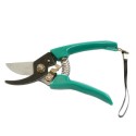 Scissors for viticulture and gardening, with lace and steel blade